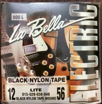 La Bella Black Nylon Tape
