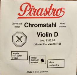 Pirastro Chromstahl D Violin Strings